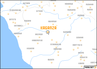 map of Kaganza