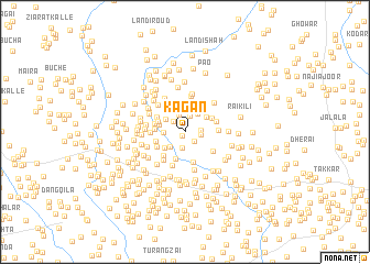 map of Kāgān