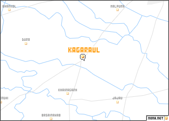 map of Kāgāraul