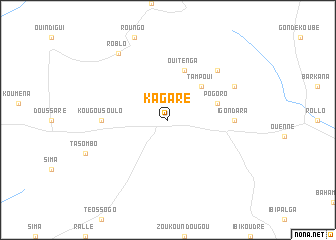 map of Kagaré