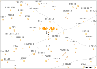 map of Kagavere