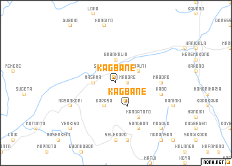 map of Kagbane