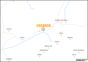 map of Kagbané