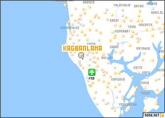 map of Kagbanlama