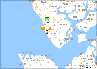 map of Kagbeli