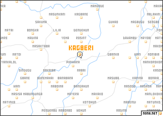 map of Kagberi