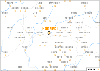 map of Kagberi