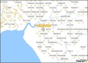 map of Kagbindi