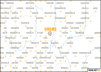 map of Kagbo