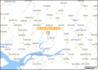 map of Kagbungbaw
