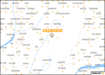 map of Kagbwama