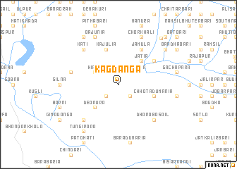 map of Kagdānga