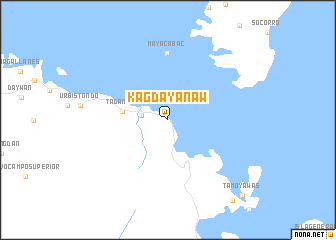 map of Kagdayanaw