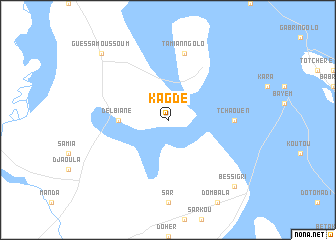 map of Kagdé