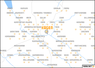 map of Kagen