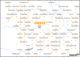 map of Kagere