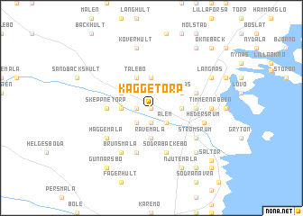 map of Kaggetorp