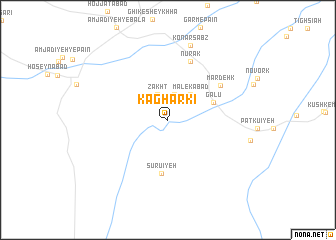 map of Kaghārkī