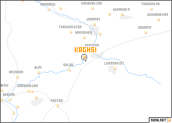 map of Kʼaghsi