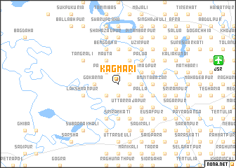 map of Kāgmāri