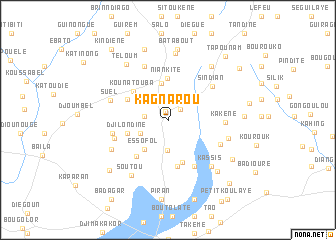 map of Kagnarou