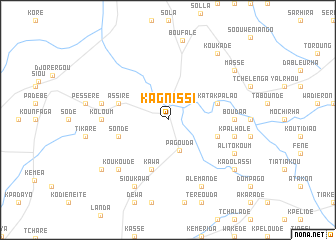 map of Kagnissi