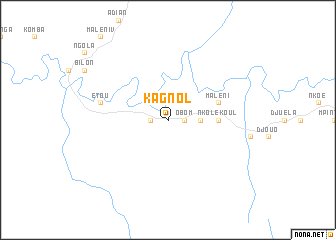 map of Kagnol