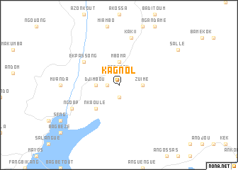 map of Kagnol