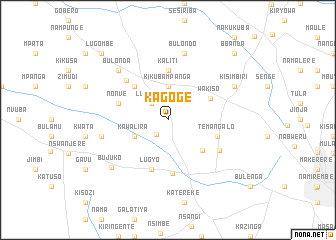 map of Kagoge