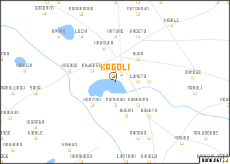 map of Kagoli