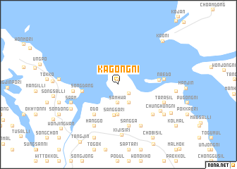 map of Kagong-ni