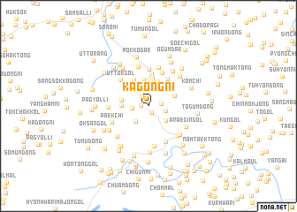 map of Kagong-ni