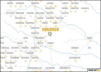 map of Kagongo