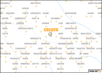 map of Kagora