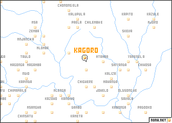 map of Kagoro