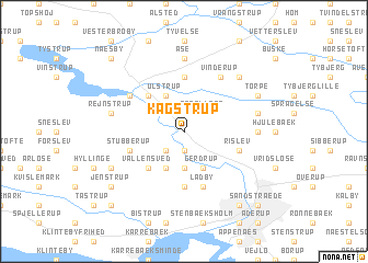 map of Kagstrup