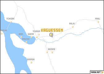 map of Kaguessem