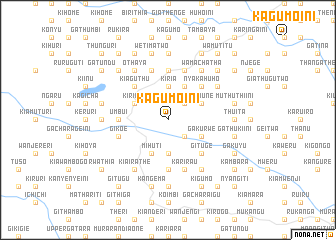 map of Kagumoini