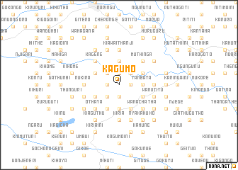 map of Kagumo