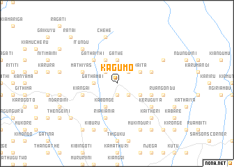 map of Kagumo