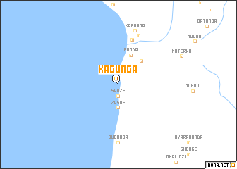 map of Kagunga