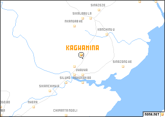 map of Kagwamina