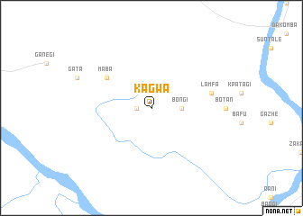 map of Kagwa