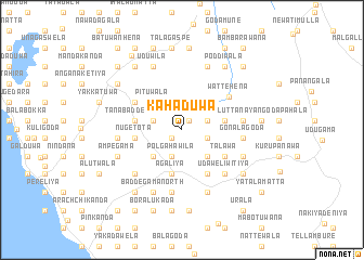 map of Kahaduwa