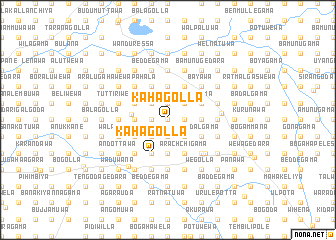 map of Kahagolla