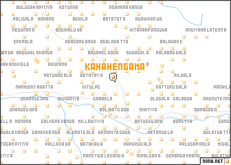 map of Kahahengama