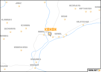 map of Kāhah