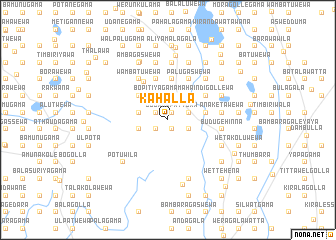 map of Kahalla