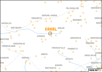 map of Kahal