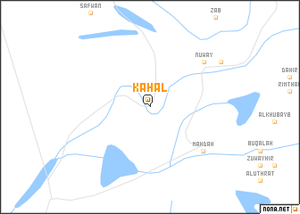 map of Kaḩal